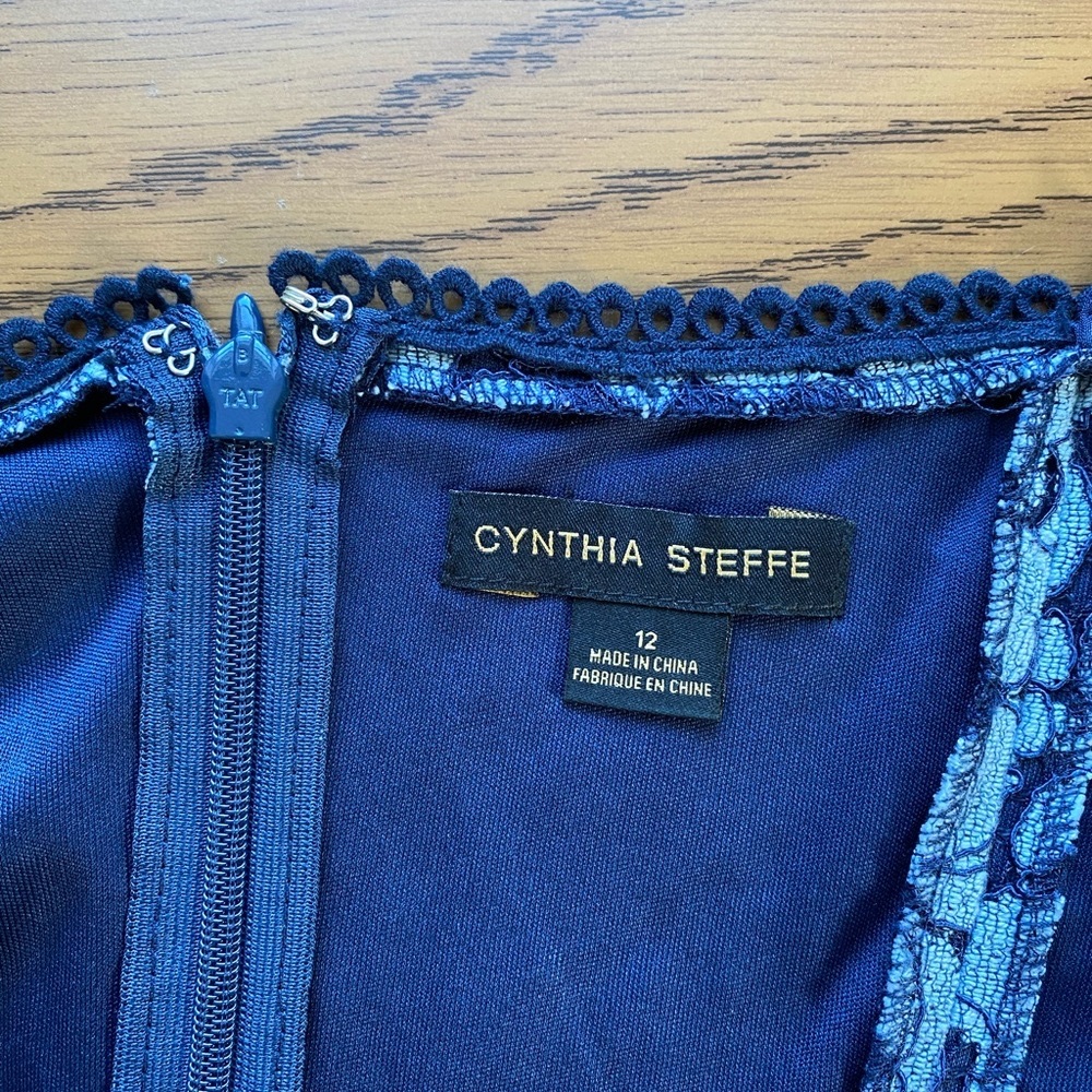 Cynthia Steffe Spaghetti Strap Dress Sz 12 - Picture 4 of 7